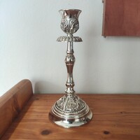 Ezüstözött gyertyatartó