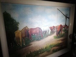 Gàrdonyi szignóval hatalmas Olaj festmény 1Ft-ról!