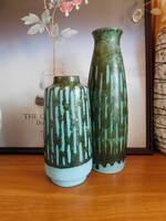 Veb Haldensleben mid century vázacsalád - 2 darab -  32 cm és 23 cm