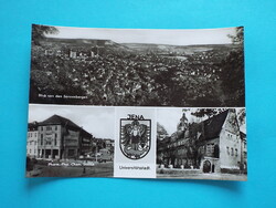 Képeslap (63) - Németország (NDK) - Jéna mozaik 1960-as évek
