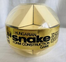 Bontatlan Magyar Retro Kígyó logikai játék – Politoy, eredeti dobozban!