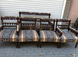 5 darabos rónémet ülőgarnitúra (nagyon szép darabok!)