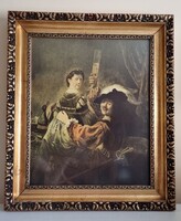 Rembrandt - Önarckép Saskiával