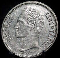 Venezuela 1 Bolivar, 1989 Vastag betűs szöveg A11B5