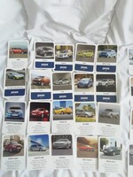 Autós kártya hátoldalán Chevrolet reklám, szép állapotban