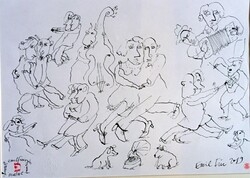 Für Emil: Tangó - eredeti grafika 2019-ből!