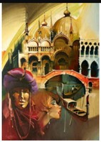 Fassel L'ousa Ferenc - Velencei álom (olaj) 50x70cm