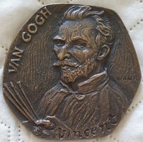 Renner Kálmán: Vincent Van Gogh bronz emlékérem