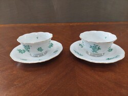 Herendi, Eton mintás kávés csészék párban