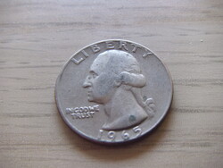 25 Cent  1/4 Dollár 1965   USA   2