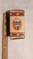 Régi izzó veterán járművekhez,  eredeti dobozában az 1950-es,  1960-as évekből