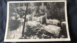 Cca 1925 TROMBITÁS VENDÉGLŐ BUDAPEST II: RETEK UTCA 12 SZÉNA TÉR ERDETI FOTÓLAP GUTTENBERGER ANTAL