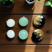 3 pár Régi fülklipsz vintage fülbevaló, retro klipsz, az ékszerek az 1960-as évekből származinak