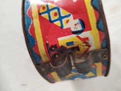 Bádog, lemez - gyermek játék dob  / ódon jelleggel