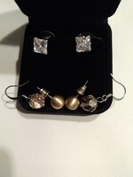 Mutatós 3 pár fülbevaló eladó