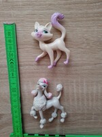 MATTEL BARBIE pudli kutya és cica MATTEL 2009 felirat a hason