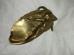 Art Nouveau stílusú bronztálca     L