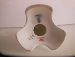 GYERTYATARTÓ - ALKUKÉPES - JELZETT - ANTIK - 6,5 x 6 cm - OSZTRÁK - PORCELÁN