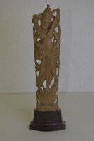 Hindu faragott fa szobor A255