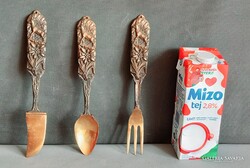 Bronz tálaló kanál szett 3 db ALKUDHATÓ