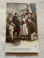 Antik színezett I. világháborús katonai képeslap -  Postatiszta                            -32