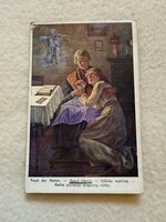 Antik I. világháborús katonai képeslap                            -32