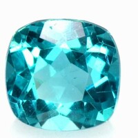Ritkaság!!!Top minőségű labor Paraiba Turmalin  1ct  (5,5x5,6mm)