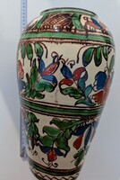 Nagy méretű, kézzel festett korondi padlóváza (45 cm)