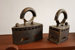 Antik szenes vasaló