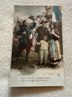 Antik színezett I. világháborús katonai képeslap -  Postatiszta                            -32