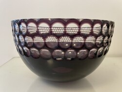 Ajka Crystal kézműves kristálytál