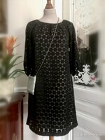 InWear 34-36-38-as kis fekete ruha, pöttyös alkalmi