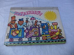 Tréfavasút, térbeli mesekönyv, Kubasta, 1973 (5378)
