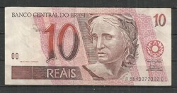 1990.- Brasil - 10 reals- Arara papagáj
