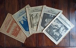 Képes Krónika - Szépirodalmi, művészeti és társadalmi hetilap. 1923-24. 5 szám