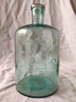 Müller Testvérek dombornyomott antik gyógyszeres üveg palack