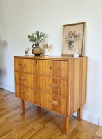 Vintage fiókos komód,  skandináv design