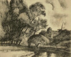 Varga Nándor Lajos (1895-1978) : Késő délután