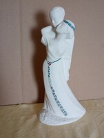 Biskvit porcelán Világhy Árpád Táncos Szerelmesek 33 cm