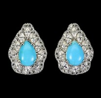 Valodi Turkiz 925 Ezust Fülbevalo