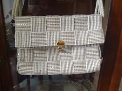 New, lightweight straw bag-like summer bag with a fashionable long shoulder strap