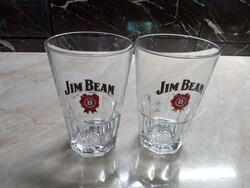RETRÓ VASTAGFALÚ  JIM-BEAM -es POHARAK