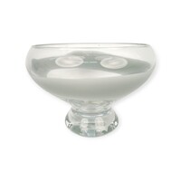 Lengyel Krosno glass design üveg gyümölcsöstál - 02045