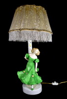 GOLDSCHEIDER SZECESSZIÓS ASZTALI LÁMPA 1910 körül