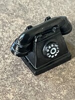Mini vintage telefon, babaház vagy dioráma kellék