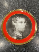 Hollóházi porcelán Szász Endre tányér 31 cm