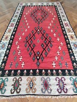 255 cm X 145 cm Antik anatolian sarkoy kelim-kilim   kézi készítésű. . ALKUDHATÓ