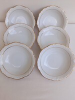 Csodaszep barokk Winterling Bavaria porcelan kompotos tanyerok