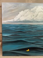 Hullámok hátán - 38x55 cm