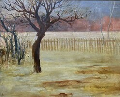 Markó Ernő (1868-1945): TÉLI TÁJ